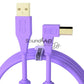 CHROMA CABLES USB-A TO USB-B ANGULO RECTO 1.5 METROS COLORES DJTECHTOOLS Morado CABLEADO