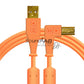 CHROMA CABLES USB-A TO USB-B ANGULO RECTO 1.5 METROS COLORES DJTECHTOOLS Naranja CABLEADO